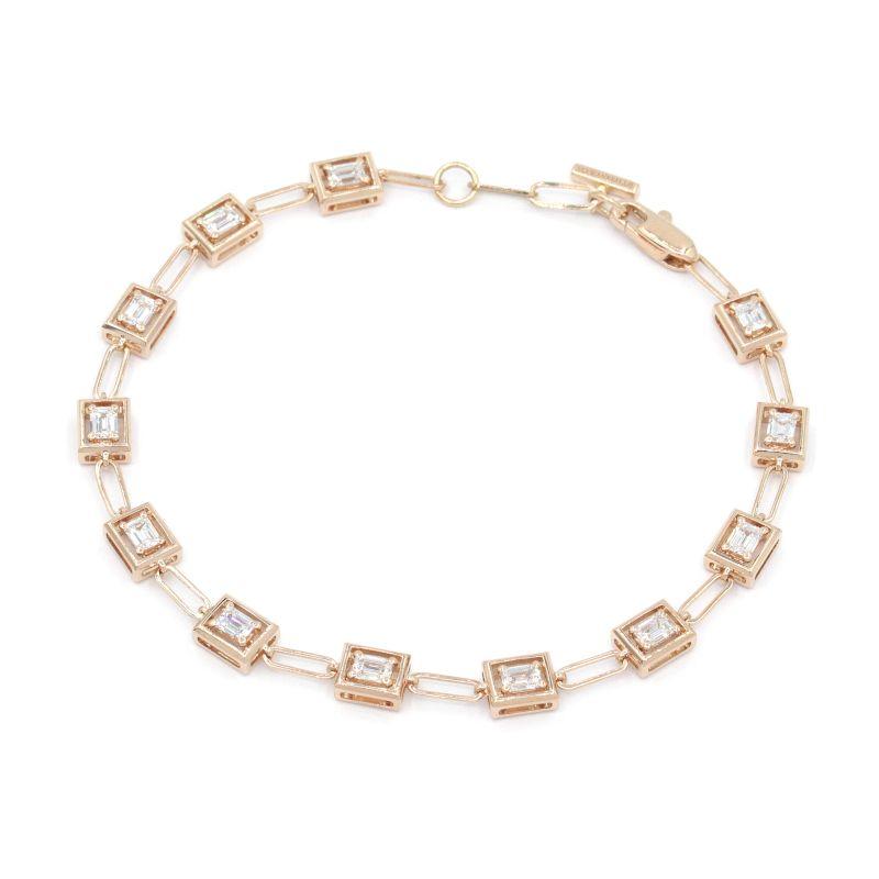 TIFFANY&Co.（ティファニー） 0.91ctダイヤモンドブレスレット K18RG 