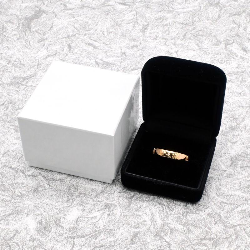 ハリー・ウィンストン（HARRY WINSTON） HWロゴバンドリング 18号