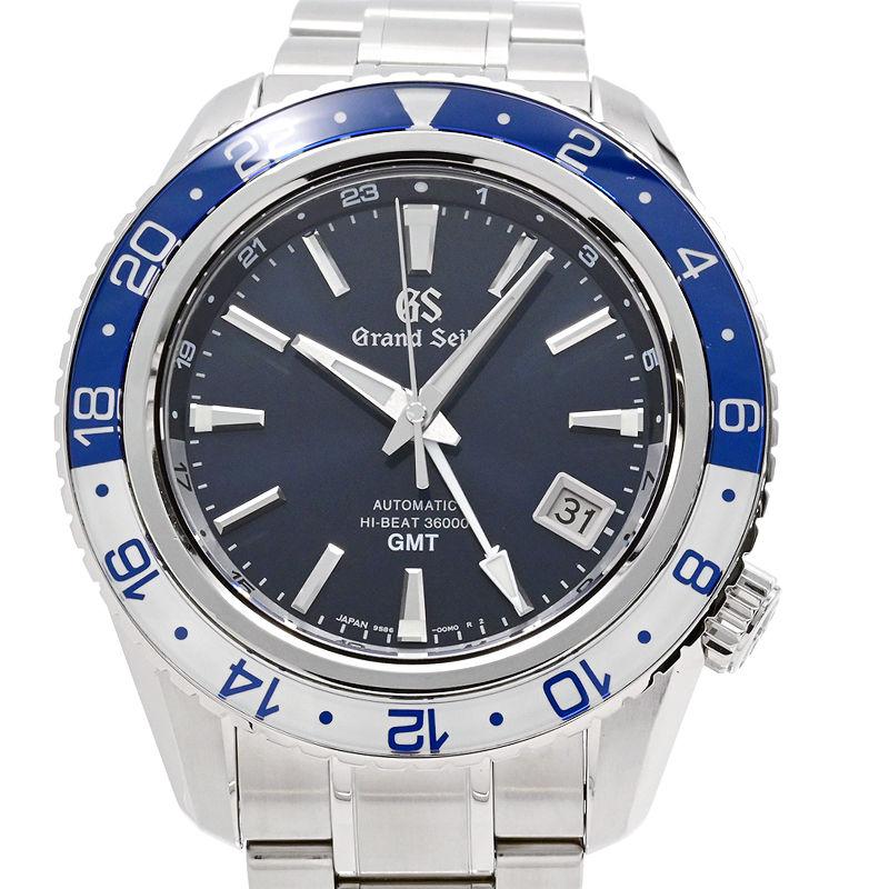 [3年保証] グランドセイコー メンズ SBGJ237 9S86-00K0 箱保 GMT カレンダー ミッドナイトブルー 青文字盤 自動巻き 腕時計 中古 送料無料 9S8シリーズ [3年保証] グランドセイコー メンズ SBGJ237 9S86-00K0