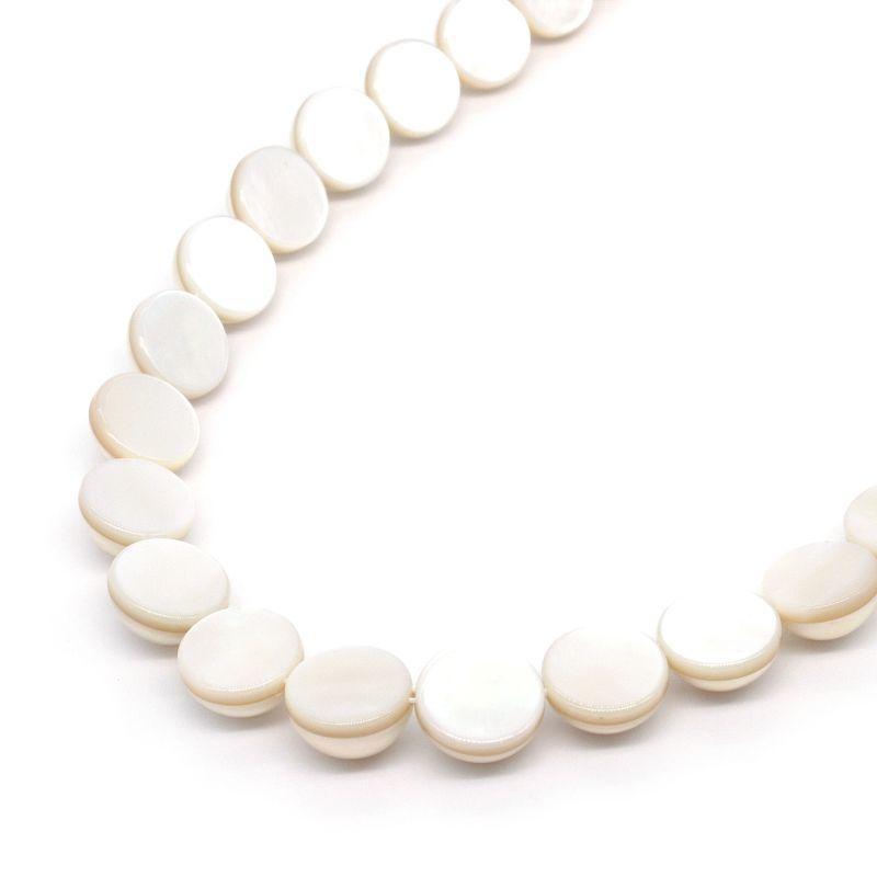 TASAKI（タサキ） 約14mmマベパールネックレス K14WG ホワイトパール 