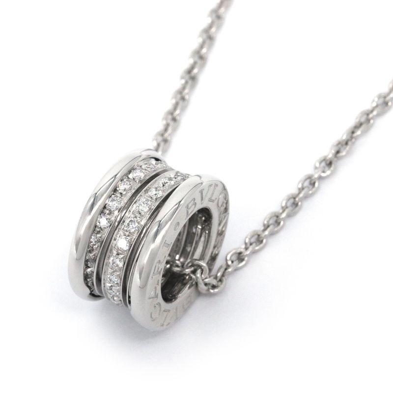 ビー・ゼロワン ブルガリ ビーゼロワンネックレス K18WG ダイヤモンド