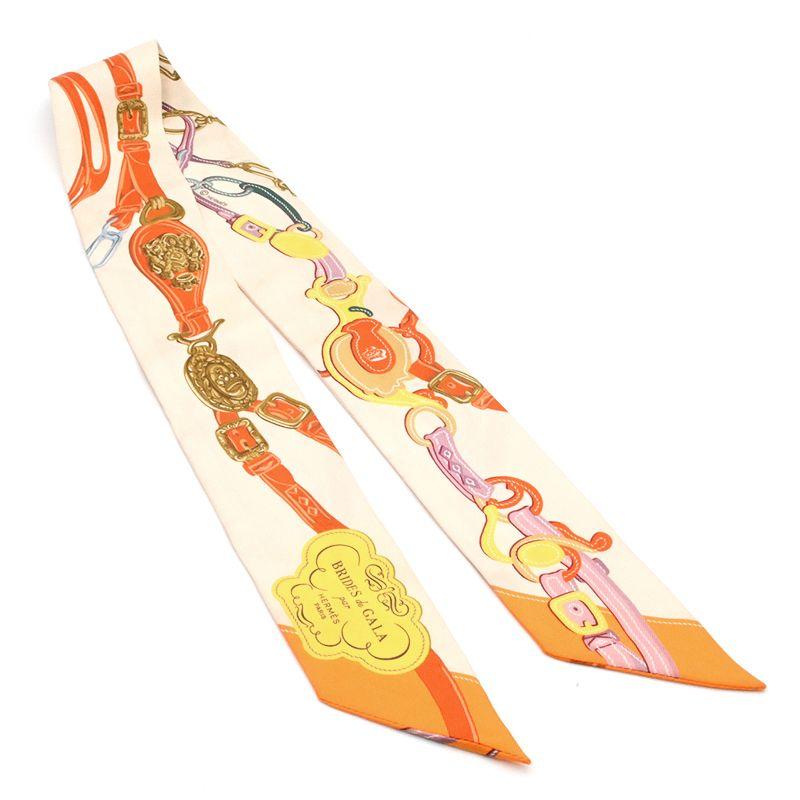 HERMES エルメス ツイリー ブリッド・ドゥ・ガラ・アップリケ HERMES エルメス ツイリー ブリッド・ドゥ・ガラ・アップリケ