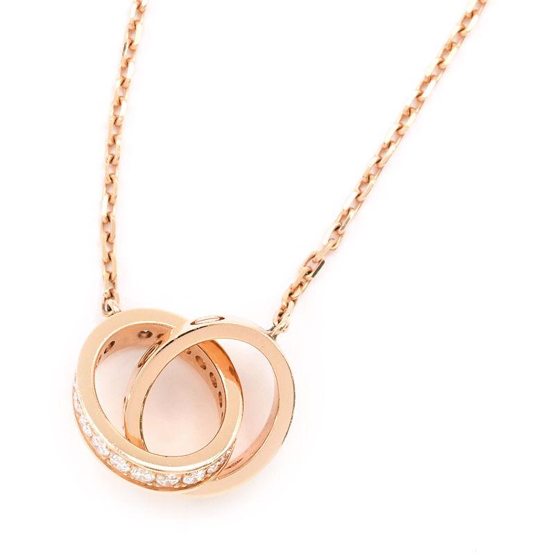 LOVE（Cartier） カルティエ LOVEネックレス セミパヴェ B7013900 