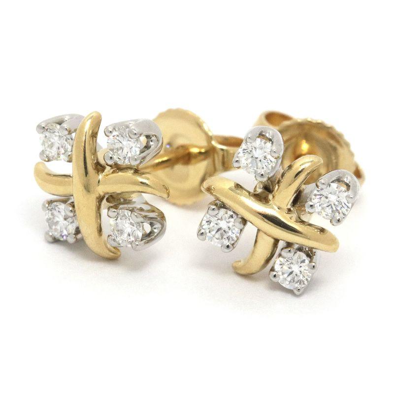 TIFFANY&Co.（ティファニー） ジャンシュランバージェピアス K18YG