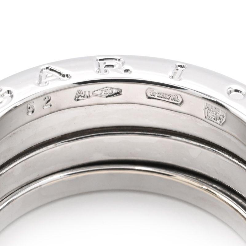 ビー・ゼロワン ブルガリ ビー・ゼロワンリング 3バンド #52 11号