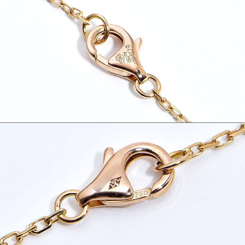 Cartier（カルティエ） ロゴ ドゥーブルCネックレス B7219300 K18PG 