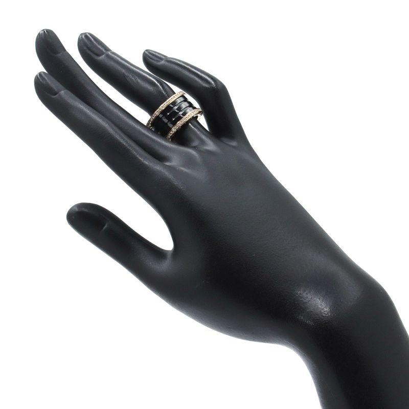 BVLGARI ブルガリ B-zero1リング ビーゼロワン #52 美品❗ ビー・ゼロワン ブルガリ ビー・ゼロワンリング #52 11号 K18PG ダイヤ