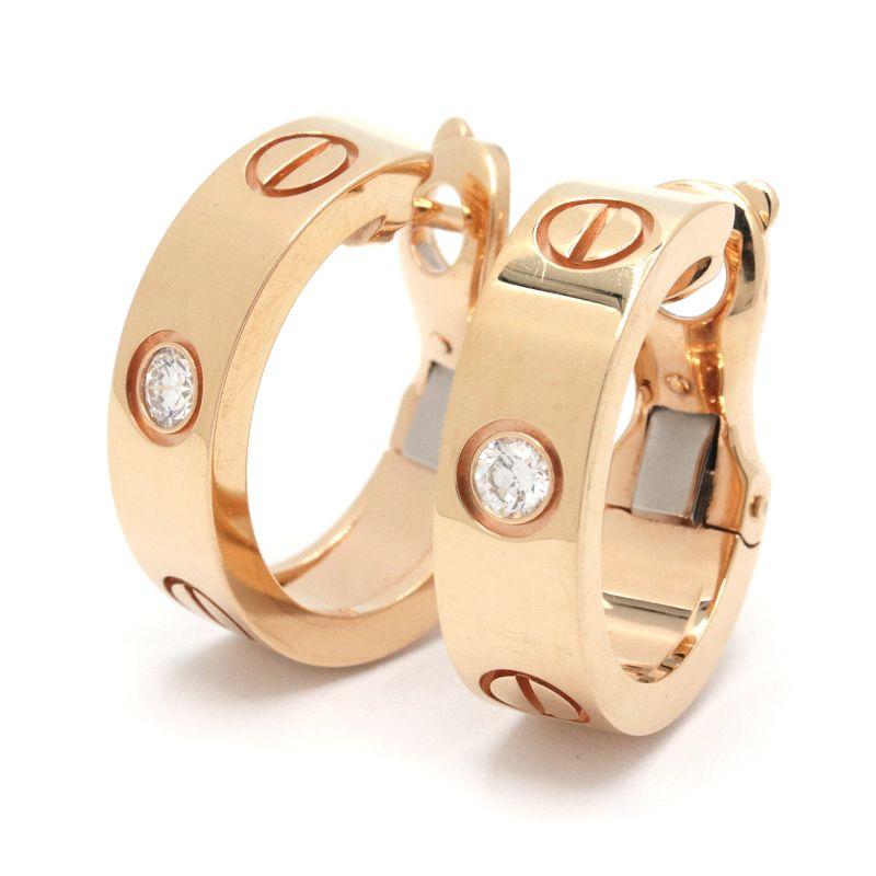 LOVE（Cartier） カルティエ Loveフープイヤリング クラシックモデル