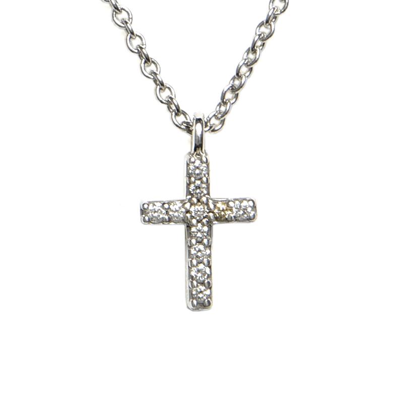 Tiffany ティファニー　メトロクロス ペンダント Tiffany Metro ティファニー メトロクロスダイヤモンドペンダント