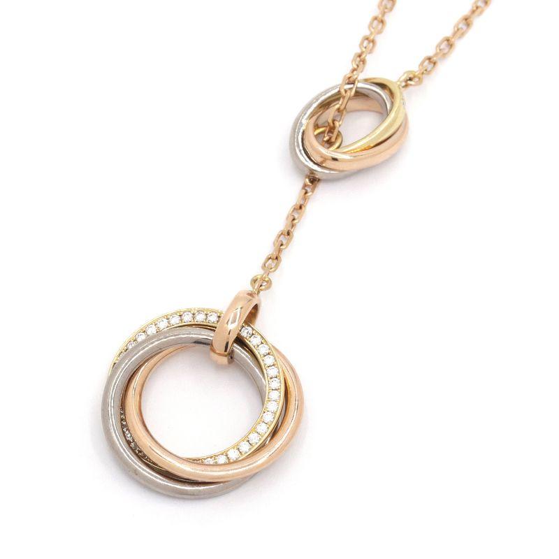 TRINITY（Cartier） カルティエ トゥフォートリニティネックレス K18YG 