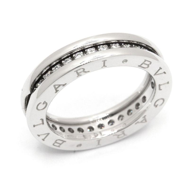 BVLGARI ビーゼロワン リング 指輪WG 51 ビー・ゼロワン ブルガリ ビー・ゼロワンリング 1バンド #51 10.5号