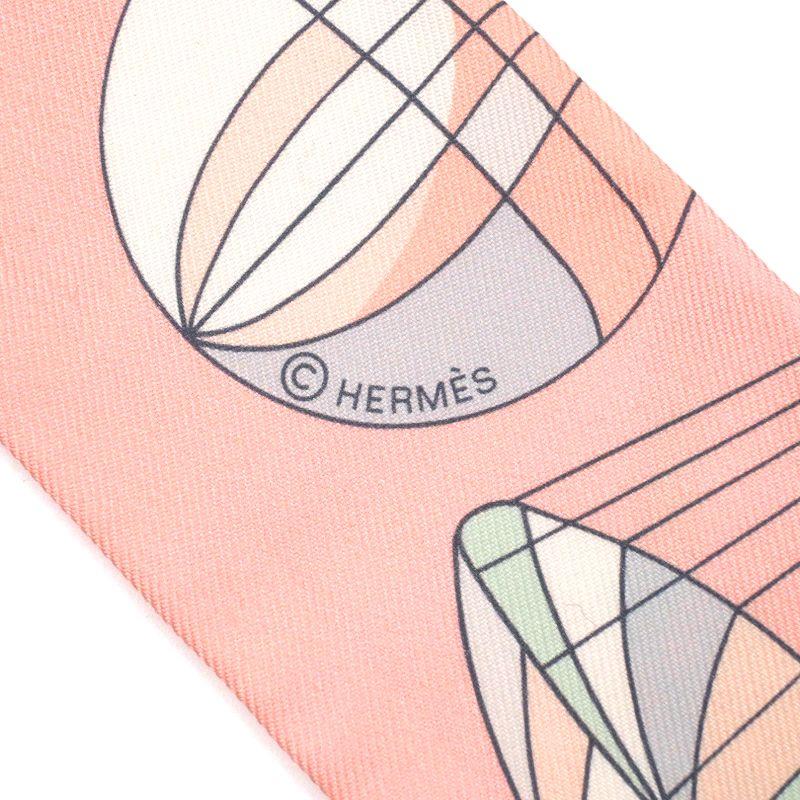 HERMES（エルメス） ツイリー 大空の狂気 鳥 気球 バルーン柄 Folies