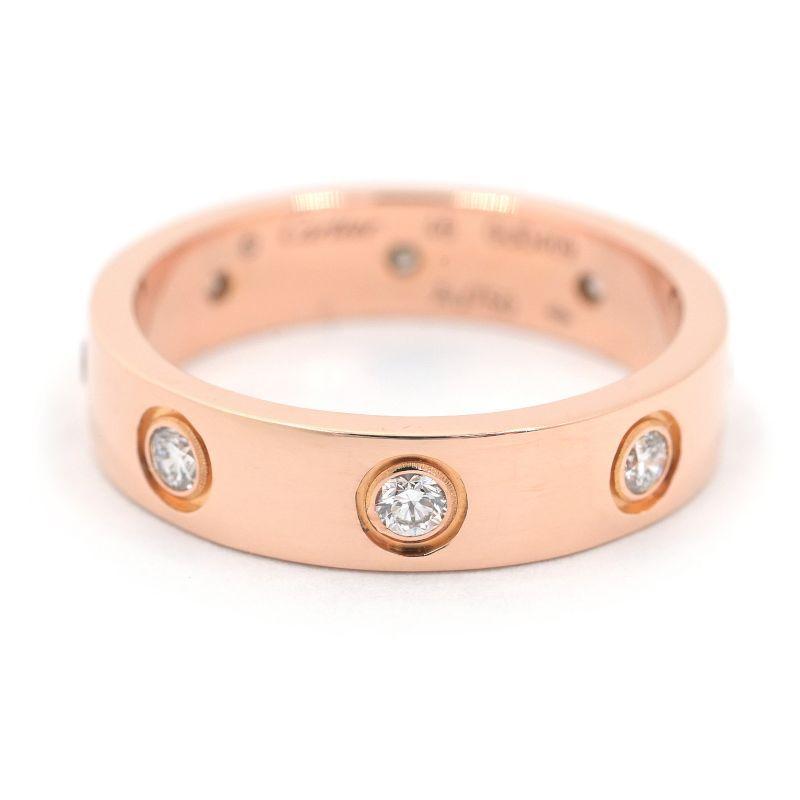 LOVE（Cartier） カルティエ ラブリング スモールモデル #46 6号 K18PG