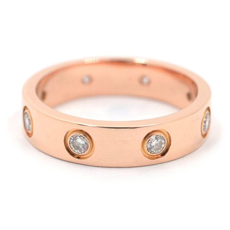 LOVE（Cartier） カルティエ ラブリング スモールモデル #46 6号 K18PG