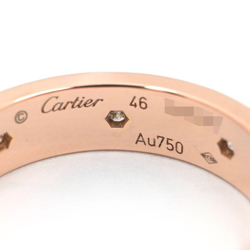 LOVE（Cartier） カルティエ ラブリング スモールモデル #46 6号 K18PG 