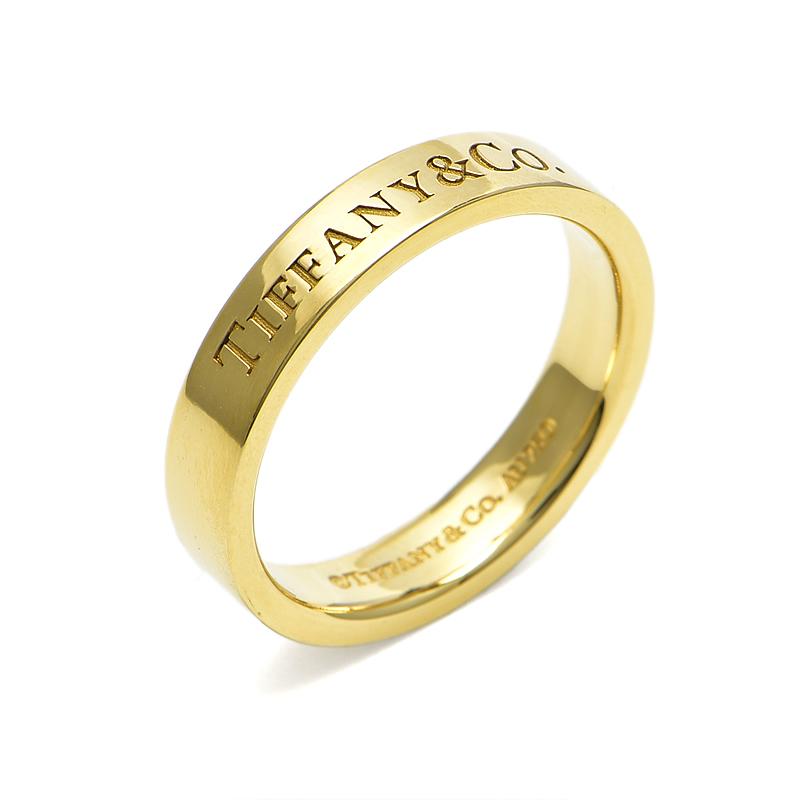 Tiffany & Co. ゴールドリング　8号 TIFFANY&Co.（ティファニー） Tiffany＆Co.バンドリング K18YG 8号 平