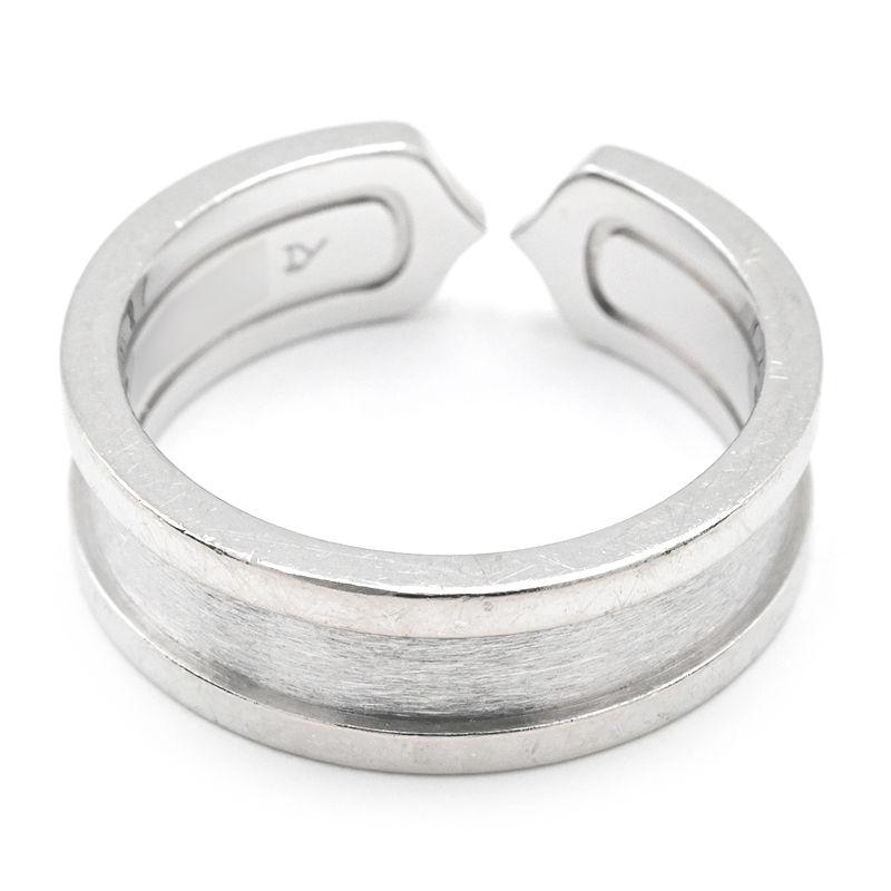 Cartier（カルティエ） C2リング #54 14号 K18WG 2Cリング 艶消し