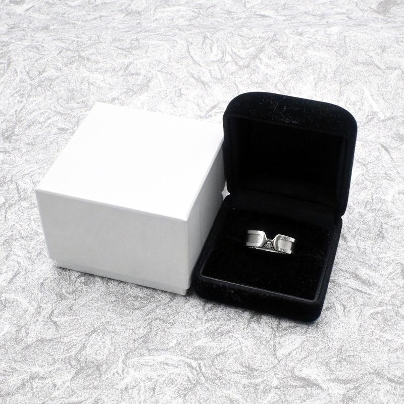 Cartier（カルティエ） C2リング #54 14号 K18WG 2Cリング 艶消し