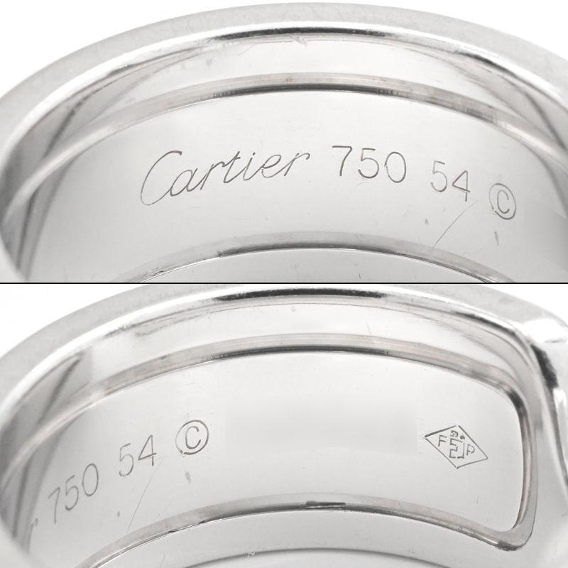 Cartier（カルティエ） C2リング LM #54 14号 K18WG ダイヤモンド 2C