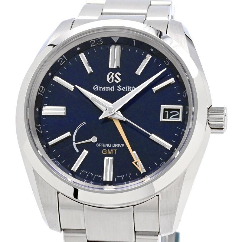 グランドセイコー メンズ SBGE281 9R66-0BL0 箱保 GMT パワーリザーブ ミッドナイトブルー スプリングドライブ 腕時計 中古 送料無料 Heritage Collection グランドセイコー メンズ SBGE281 9R66-0BL0 箱保