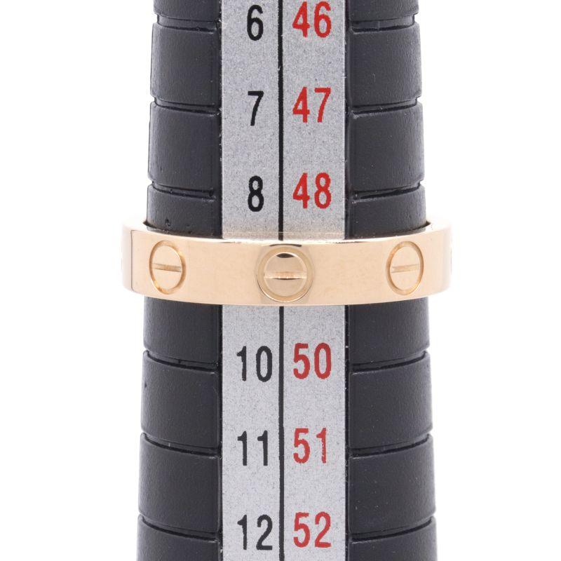 LOVE（Cartier） カルティエ LOVEリングスモールモデル #49 9号
