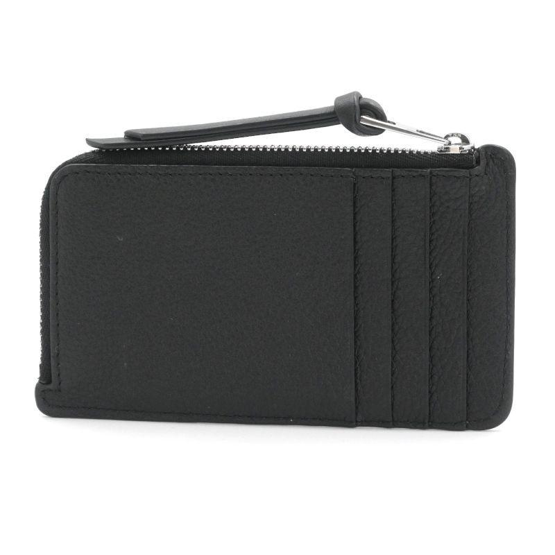 LOEWE（ロエベ） コインカードホルダー ソフトグレインカーフ ブラック 