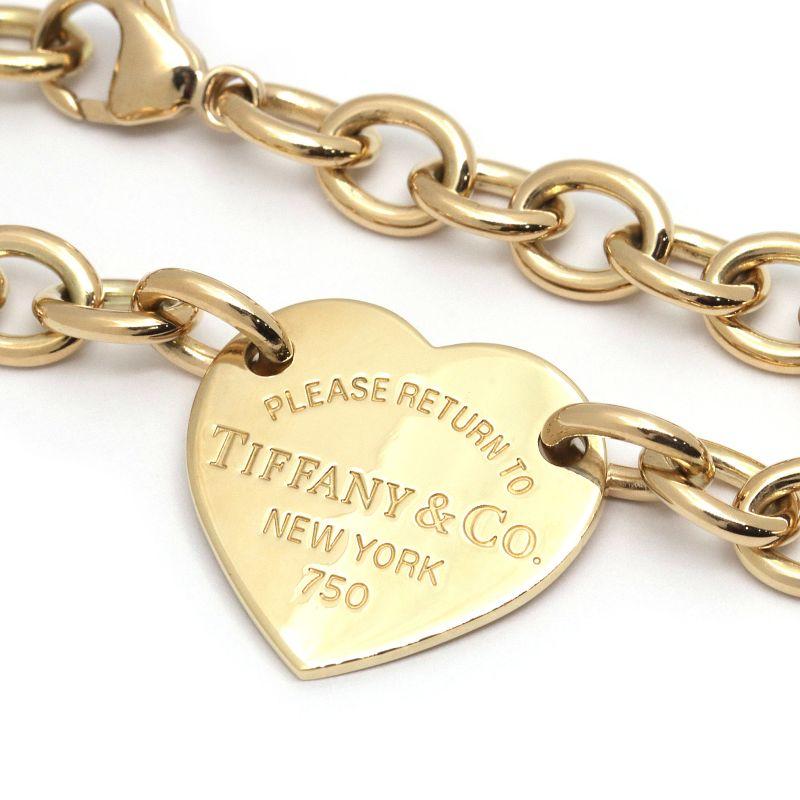 美品　ティファニー　ブレスレット リターントゥティファニー ハートタグ チェーン RETURN TO TIFFANY ティファニー リターントゥティファニーハートタグ