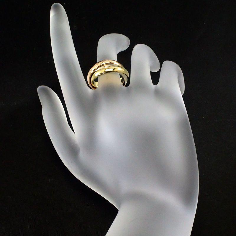 【hrdj1121出品】Cartier クラシック 11号 #51 Cartier（カルティエ） トリニティリング クラシックモデル #51 11号