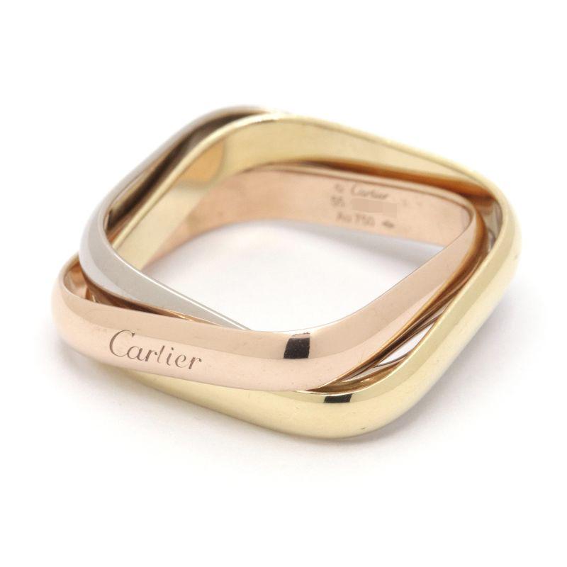 TRINITY（Cartier） カルティエ トリニティクッションリング #55 実測