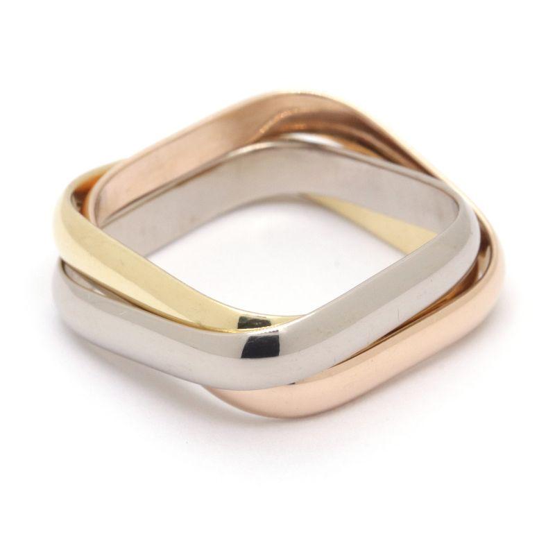 TRINITY（Cartier） カルティエ トリニティクッションリング #55 実測