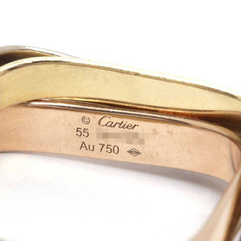 TRINITY（Cartier） カルティエ トリニティクッションリング #55 実測
