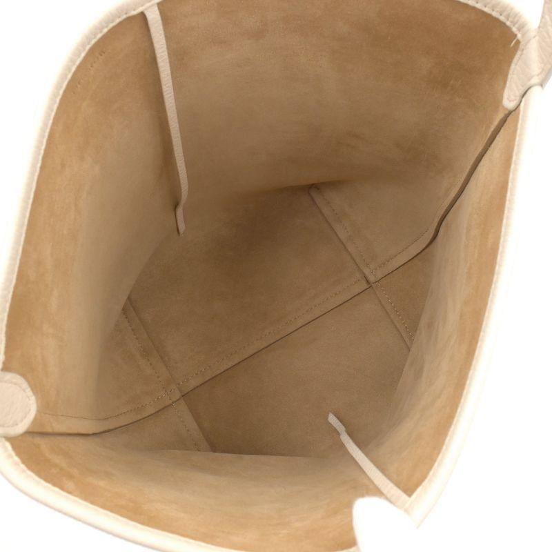 THE ROW（ザ ロウ） Medium N/S ParkTote レザー アイボリー 