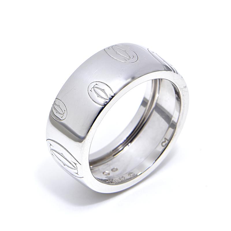 Cartier（カルティエ） ハッピーバースデーリングLM #52 12号 K18WG 2C 