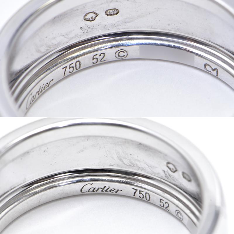Cartier（カルティエ） ハッピーバースデーリングLM #52 12号 K18WG 2C