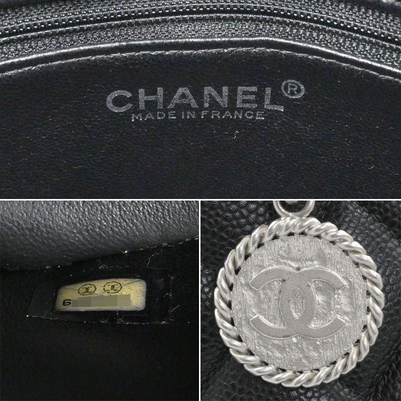 CHANEL（シャネル） 復刻トート 6番台 キャビアスキン ブラック