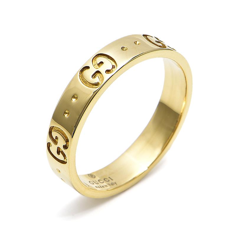 GUCCI（グッチ） アイコンリング 660070 J8500 8000 #12 12号 K18YG
