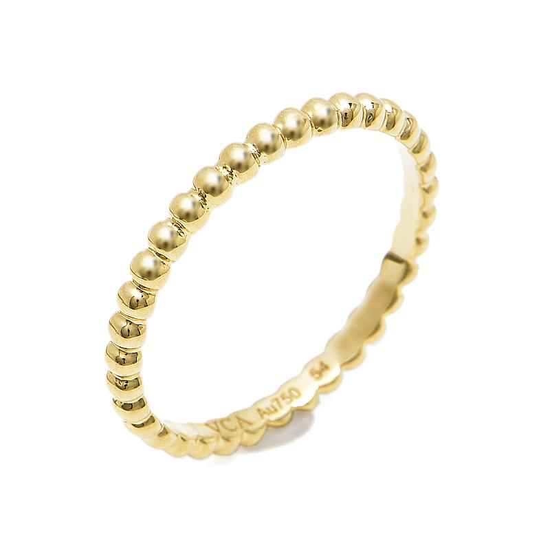 ペルレ ゴールドパール リング、スモールモデル　PG ペルレ（Van Cleef ＆ Arpels） ヴァンクリーフ＆アーペル ペルレ