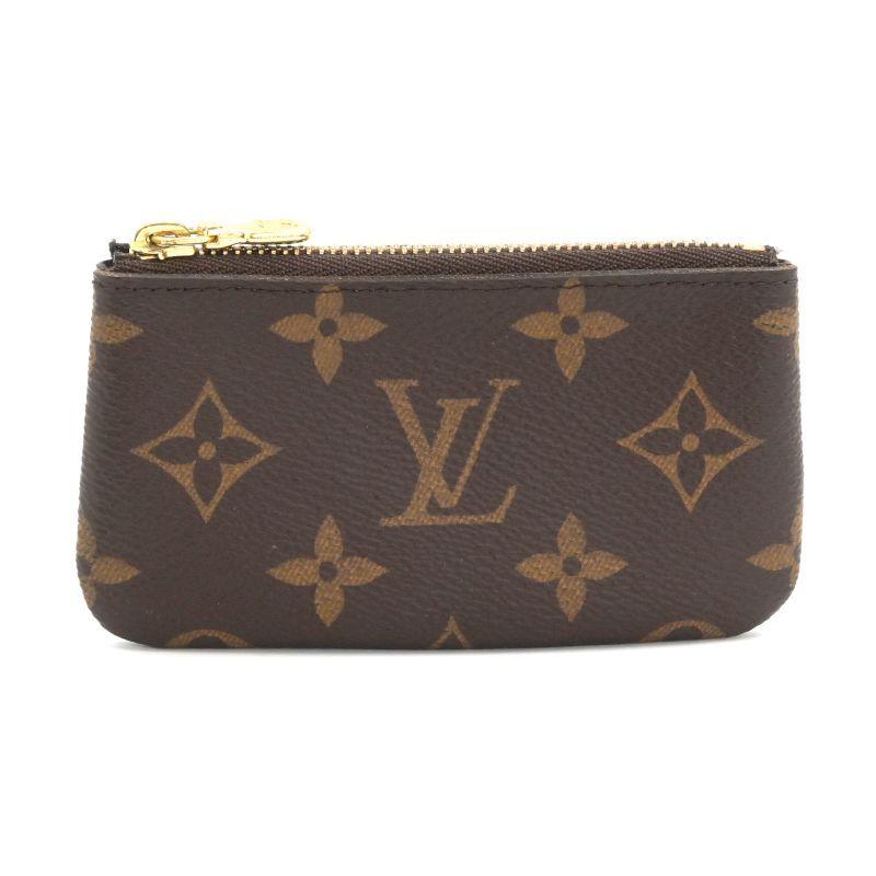 【良品】ルイヴィトン　モノグラム　ポシェット・クレ　ケース　ブラウン LOUIS VUITTON（ルイ・ヴィトン） ポシェットクレ M62650 モノグラム