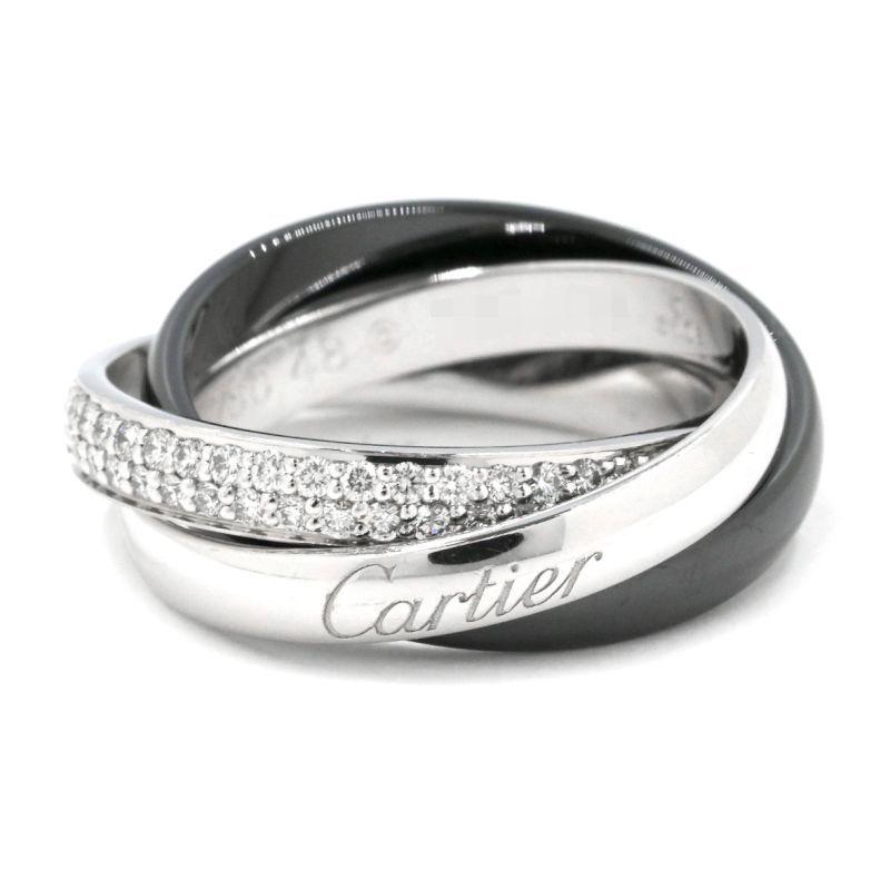 TRINITY（Cartier） カルティエ トリニティリング ブラックセラミック