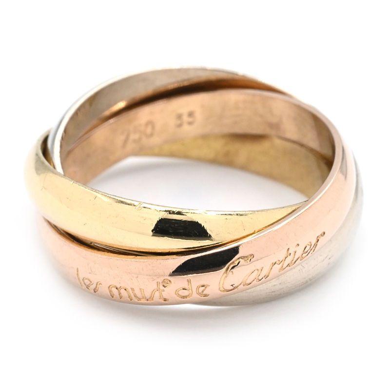 Cartier（カルティエ） トリニティリング クラシックモデル #55 14号