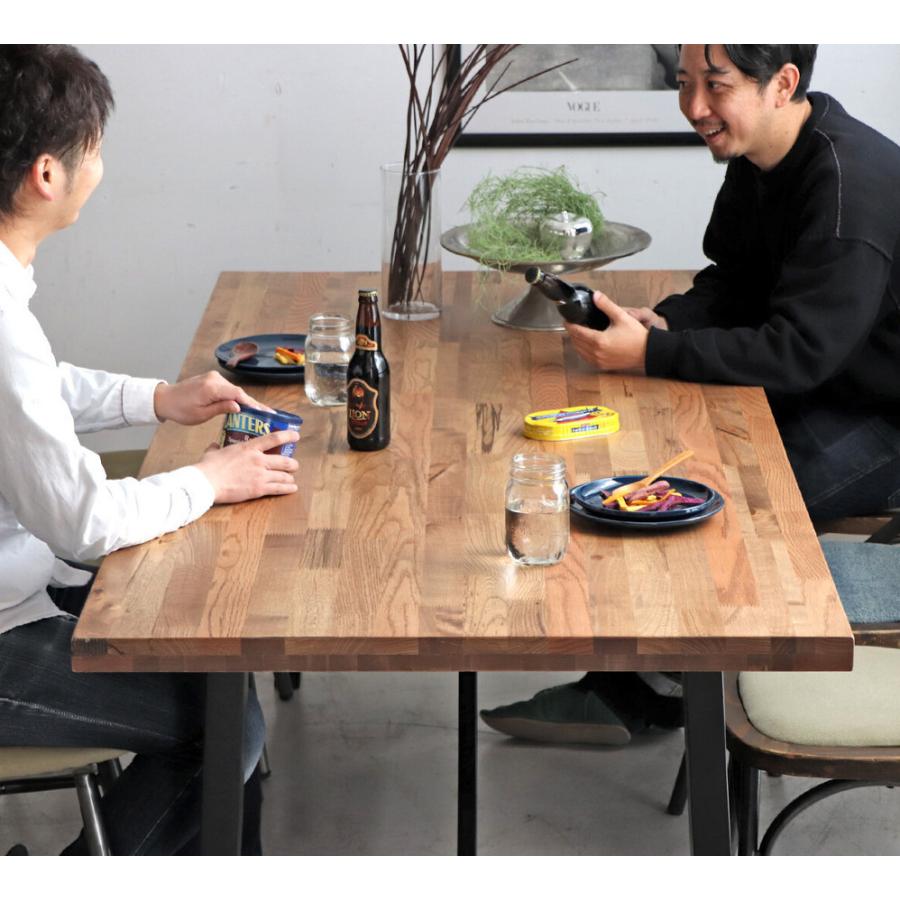 ダイニングテーブル 200cm 160cm インダストリアル 天然木 無垢材 3種  