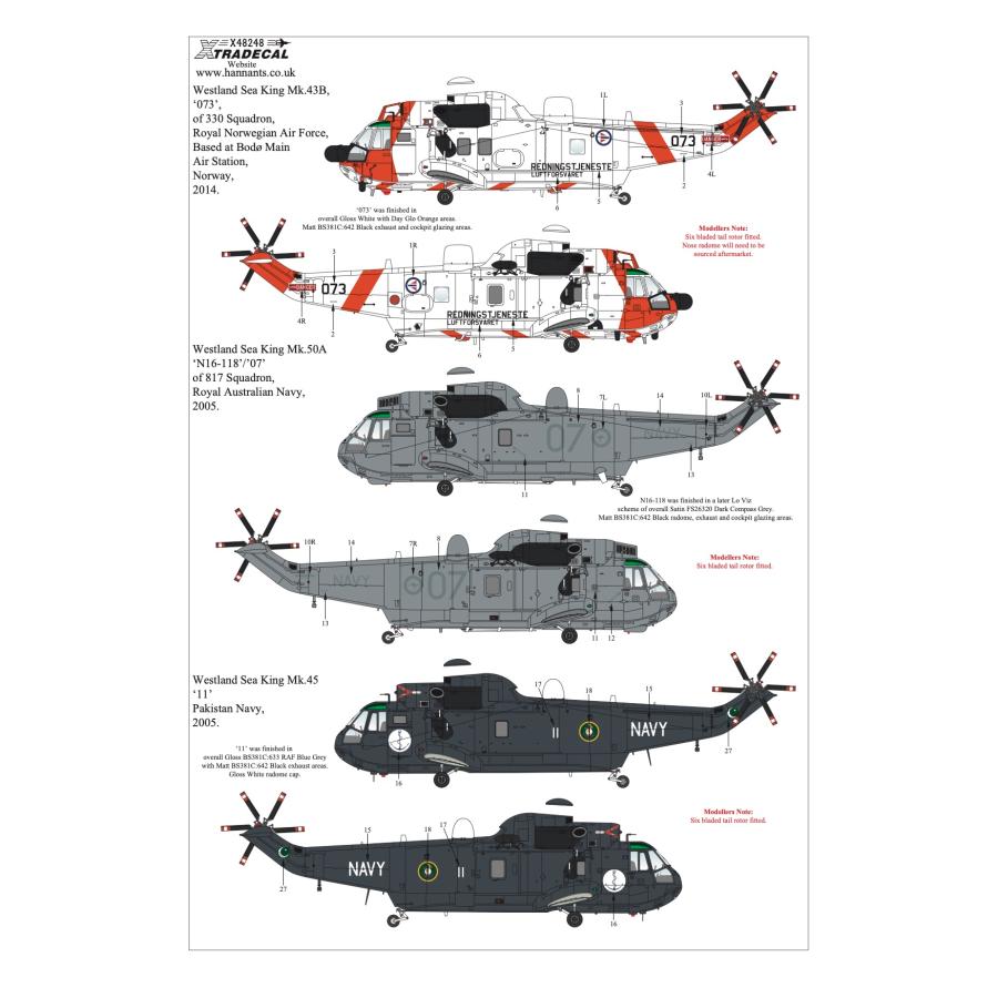 X48248  Westland Sea King Collection Pt6  1/48｜college-eye｜03