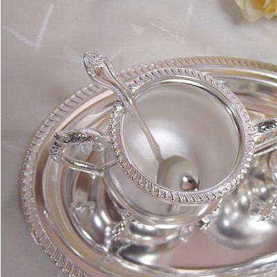 印象のデザイン 送料無料 早川シルバー製 変色防止特殊加工仕上 菊縁ローズ ミルクポット コーヒー ティーカップ Oyostate Gov Ng