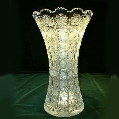 ボヘミアングラス　 500PKカット 花瓶（フラワーベース）