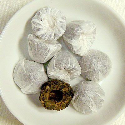 小沱プーアル茶（熟茶、特級） 約300ヶ（約1500g）の画像