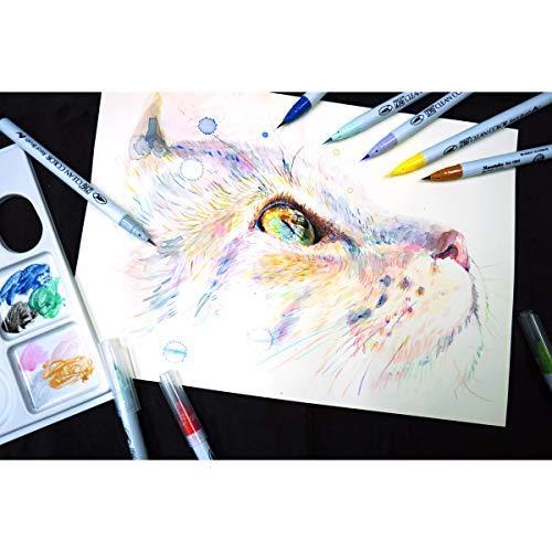 呉竹 筆ペン ZIG クリーンカラーリアルブラッシュ80色セット RB-6000AT/80V 