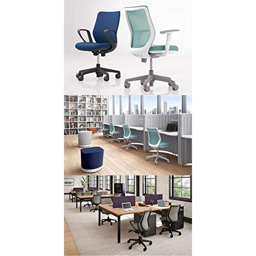 オカムラ オフィスチェア CG-M 肘なし メッシュタイプ ホワイト