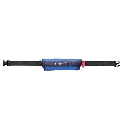 シマノ(SHIMANO) ラフトエアジャケット (コンパクトタイプ・膨脹式救命具) ブルー フリー VF-053U 外カバーサイズは約40%のコンパクト化