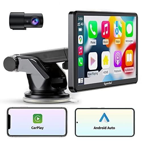 Spedal 796W ポータブル CarPlay Android Auto 対応 ディスプレイ