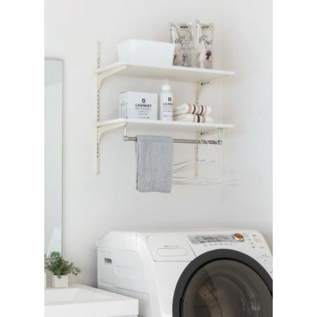 南海プライウッド ランドリー可動棚 クリアホワイト LT2P-CW-A デッド